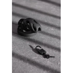 MANCAGE Cage de chasteté ManCage Modèle 24 - 9 x 3.5cm Noire